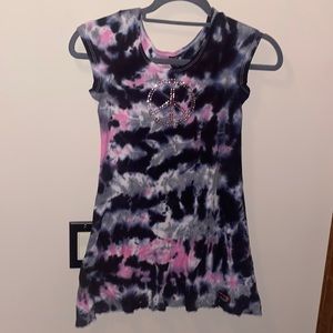 Undee Bandz Girls Tie Dye Dress. Size 12.